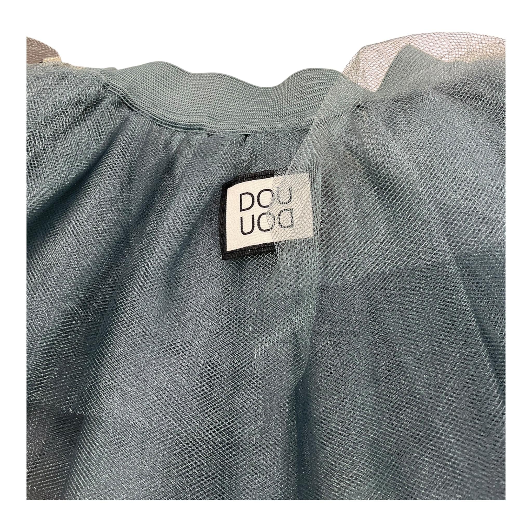 Dou Dou Gonna Tinta Unita In Tulle per Bambina DW7A51 VERDE DOU DOU 