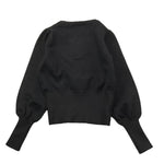 LU LU BY MISS GRANT maglia tinta unita Nero per Bambina LL1350 NERO LU LU BY MISS GRANT 