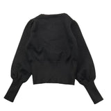 LU LU BY MISS GRANT maglia tinta unita Nero per Bambina LL1350 NERO LU LU BY MISS GRANT 