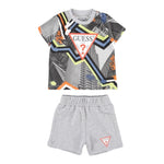 Guess Completo 2 Pezzi T-Shirt-Bermuda per Neonato I3RG00K8HM3X GRIGIO GUESS 