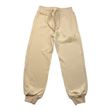 Yes London Pantalone Modello Tuta Tinta Unita Con Elastico In Vita Beige Per Bambino