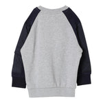 ASPESI felpa bicolore con maniche in contrasto Grigio/blu per Bambino F24039MFM0123 GRIGIO/BLU ASPESI 