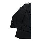 I'M Brian Giacca Tinta Unita con Bottoni per Neonato GIA2210J NERO I'M BRIAN 