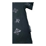 John Richmond T-Shirt Girocollo Tinta Unita con Stampa per Bambino RBP26041TS NERO JOHN RICHMOND 