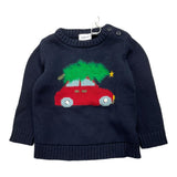 NAME IT maglia girocollo tinta unita con stampa Blu per Neonato 13195723 BLU NAME IT 