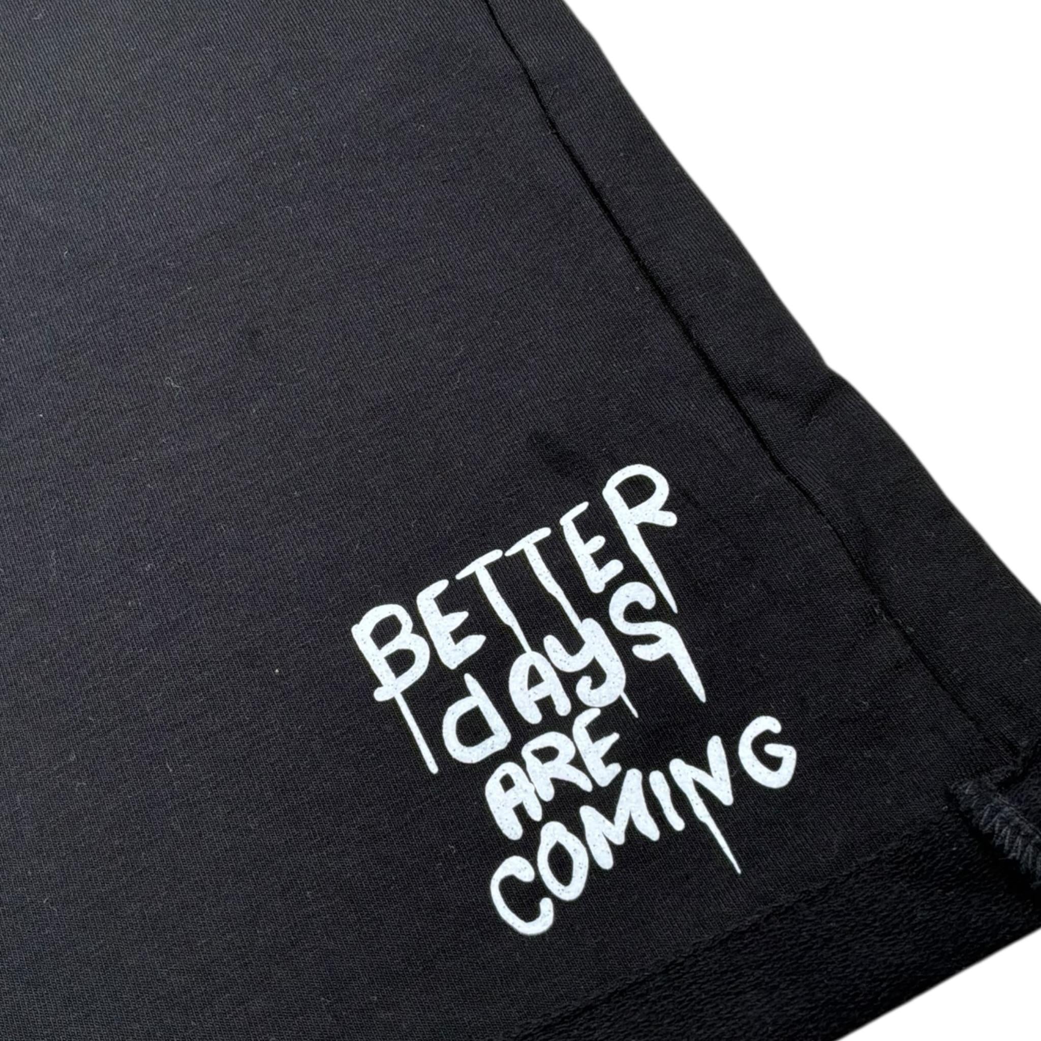 Please Short Tinta Unita con Elastico In Vita per Bambina RE60042G72 NERO PLEASE 