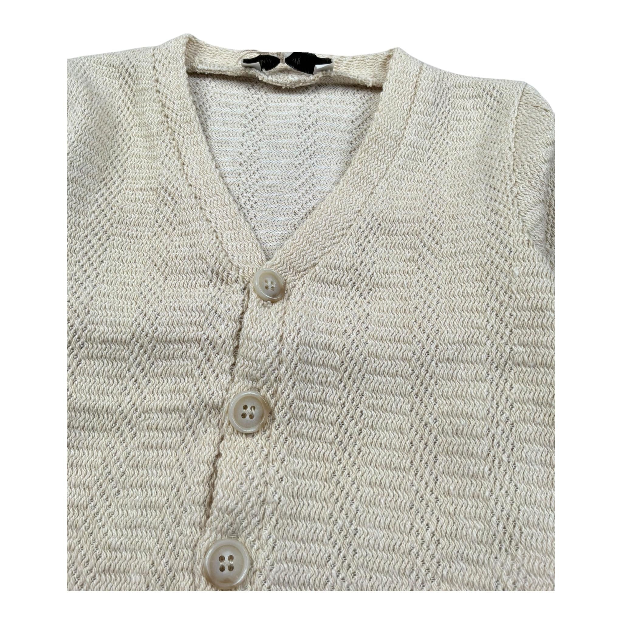 Manuel Ritz Cardigan Tinta Unita Scollo A V per Bambino MR3113 BEIGE MANUEL RITZ 