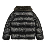 SAVE THE DUCK giubbino tinta unita con zip e pelliccia Nero per Bambino J30974G NERO SAVE THE DUCK 