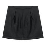 ELISABETTA FRANCHI gonna in ecopelle tinta unita Nero per Bambina EFGO169 NERO ELISABETTA FRANCHI 