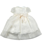 Childrenfashionatelier Abito Cerimonia Tinta Unita Mezza Manica per Neonata 201AB ROSA CHILDRENFASHIONATELIER 