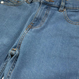 Trussardi Jeans Tinta Unita con Cuciture In Contrasto per Bambina TBP26112JE AZZURRO TRUSSARDI 