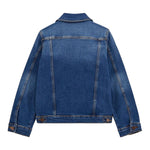 Guess Giubbino In Denim Tinta Unita per Bambino L4RL07D4GV0 BLU GUESS 