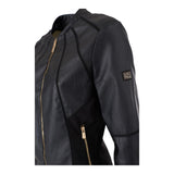 Yes Zee Giubbino Ecopelle Con Zip Tinta Unita Nero Per Bambina