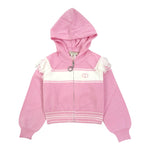TWINSET maglia tinta unita con stampa zip e cappuccio Rosa per Neonata 242GJ3161XN ROSA TWINSET 