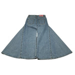 John Richmond Jeans Tinta Unita con Girovita Regolabile per Bambina RGP26092JE AZZURRO JOHN RICHMOND 