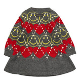 MOSCHINO abito in maglia tinta unita con fantasia Grigio per Neonata MDV0D2 GRIGIO MOSCHINO 