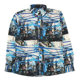 Brian Rush Camicia Manica Lunga Stampa Fantasia Scudetto Napoli Multicolor Per Neonato