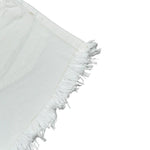 Magil Short Tinta Unita con Frange per Bambina HN25200 BIANCO MAGIL 