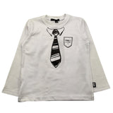 DANIELE ALESSANDRINI shirt girocollo tinta unita con stampa Bianco per Neonato 1291M00061XX BIANCO DANIELE ALESSANDRINI 