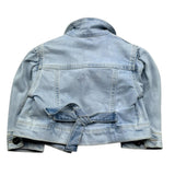 Miss Grant Giubbno In Denim Tinta Unita con Applicazioni per Bambina MG1033J AZZURRO MISS GRANT 