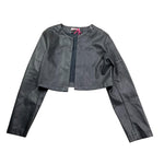 Liu Jo Giacca In Ecopelle Tinta Unita per Bambina GA3086 NERO LIU JO 