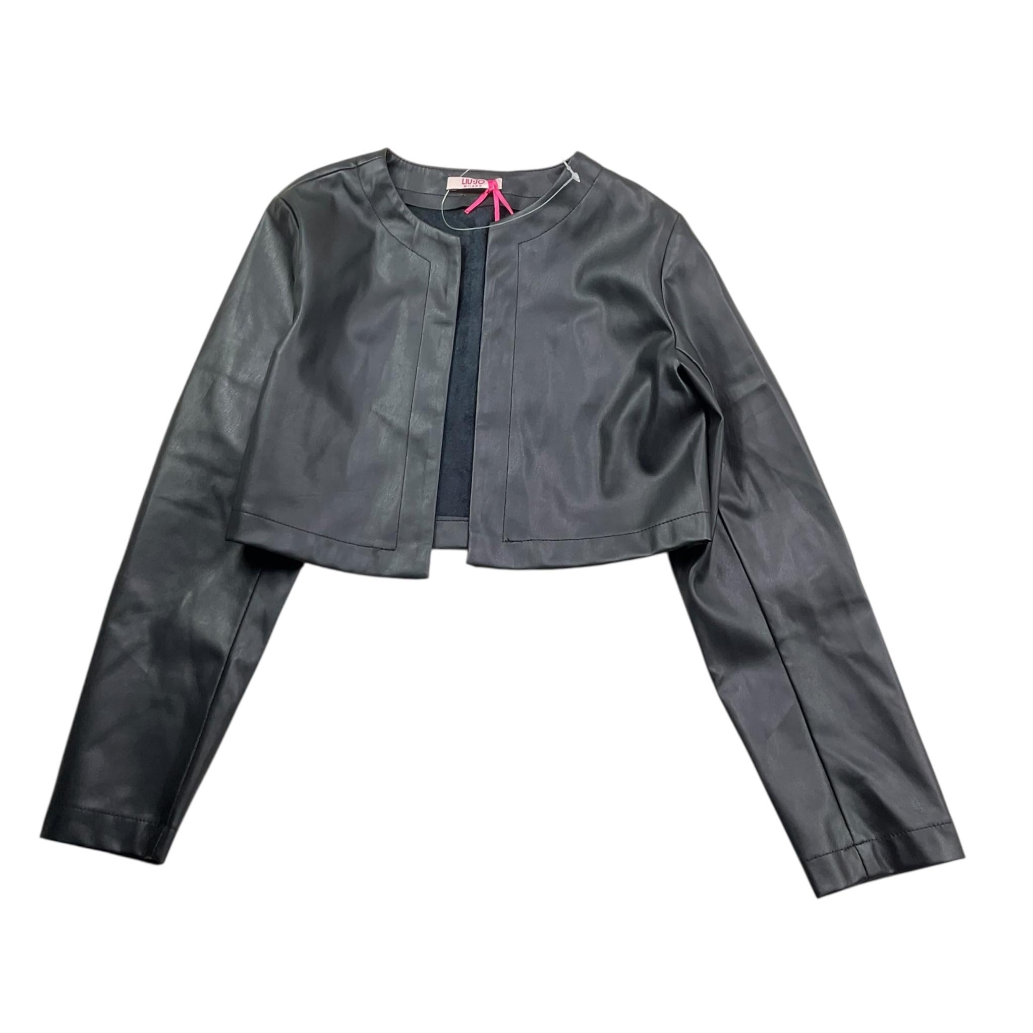 Liu Jo Giacca In Ecopelle Tinta Unita per Bambina GA3086 NERO LIU JO 