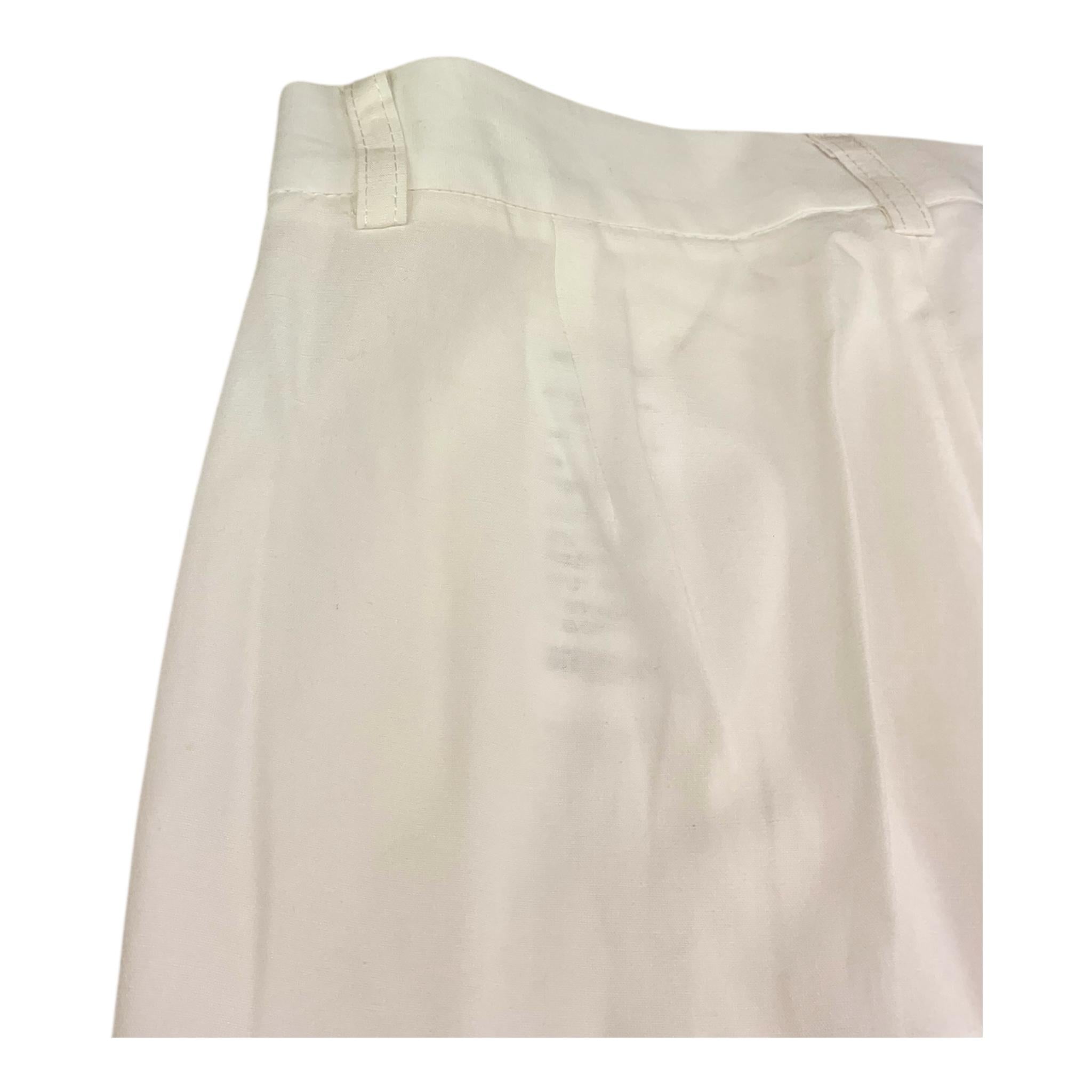 Manuel Ritz Pantalone Tinta Unita con Tasche America per Bambino MR2853J BIANCO MANUEL RITZ 