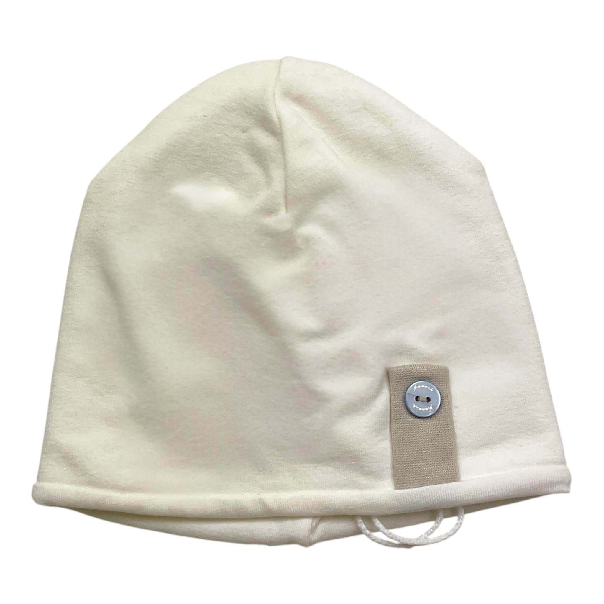 NINNAOH cappello tinta unita Bianco per Neonato I23258 BIANCO NINNAOH 