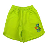 Mousse Bermuda Tinta Unita con Elastico In Vita per Bambino NINJASURD VERDE MOUSSE 