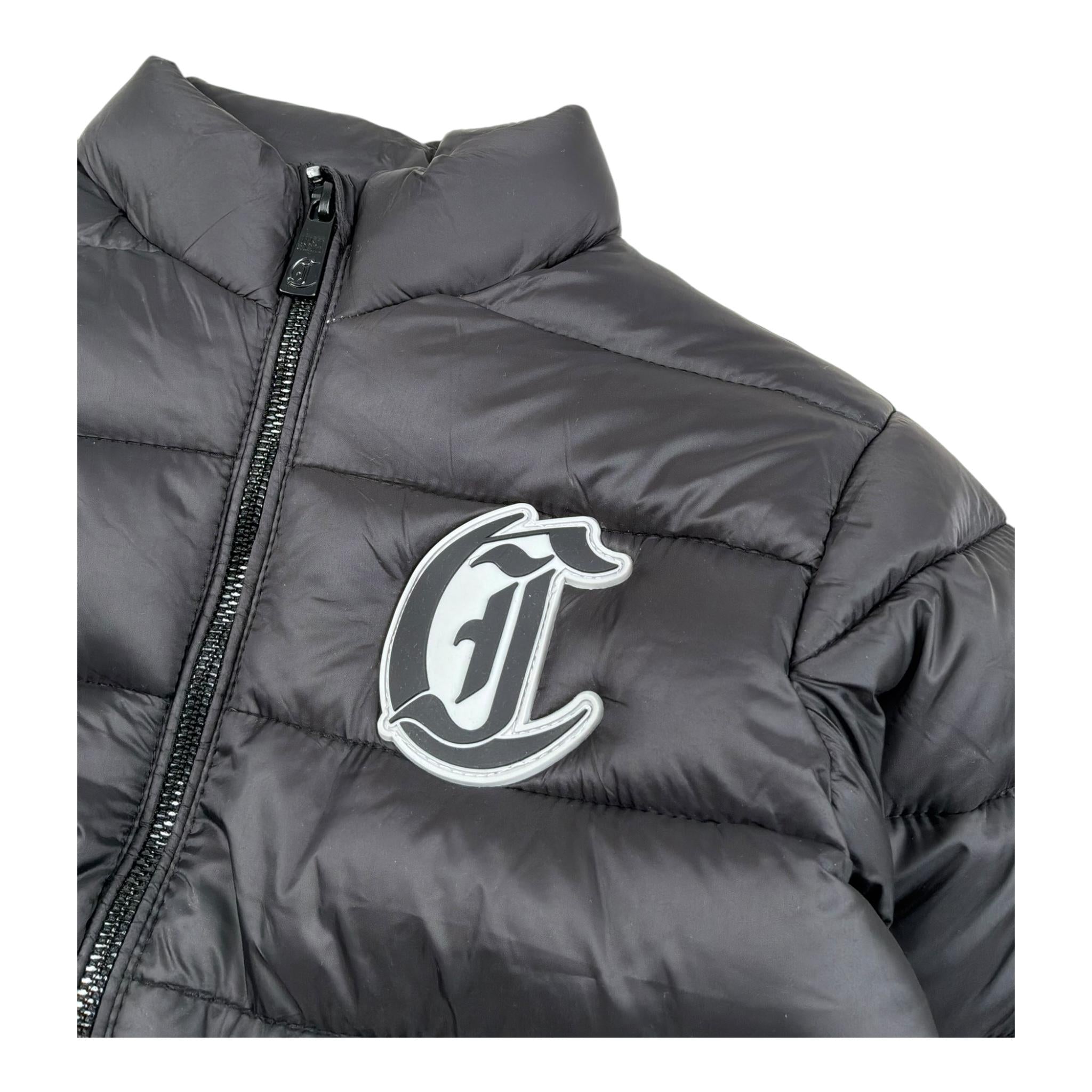 Just Cavalli Giubbino Tinta Unita con Logo per Bambino JBP26019PI NERO JUST CAVALLI 