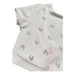 Liu Jo T-Shirt Girocollo Tinta Unita con Stampa Logo per Bambina GA5159X BIANCO LIU JO 
