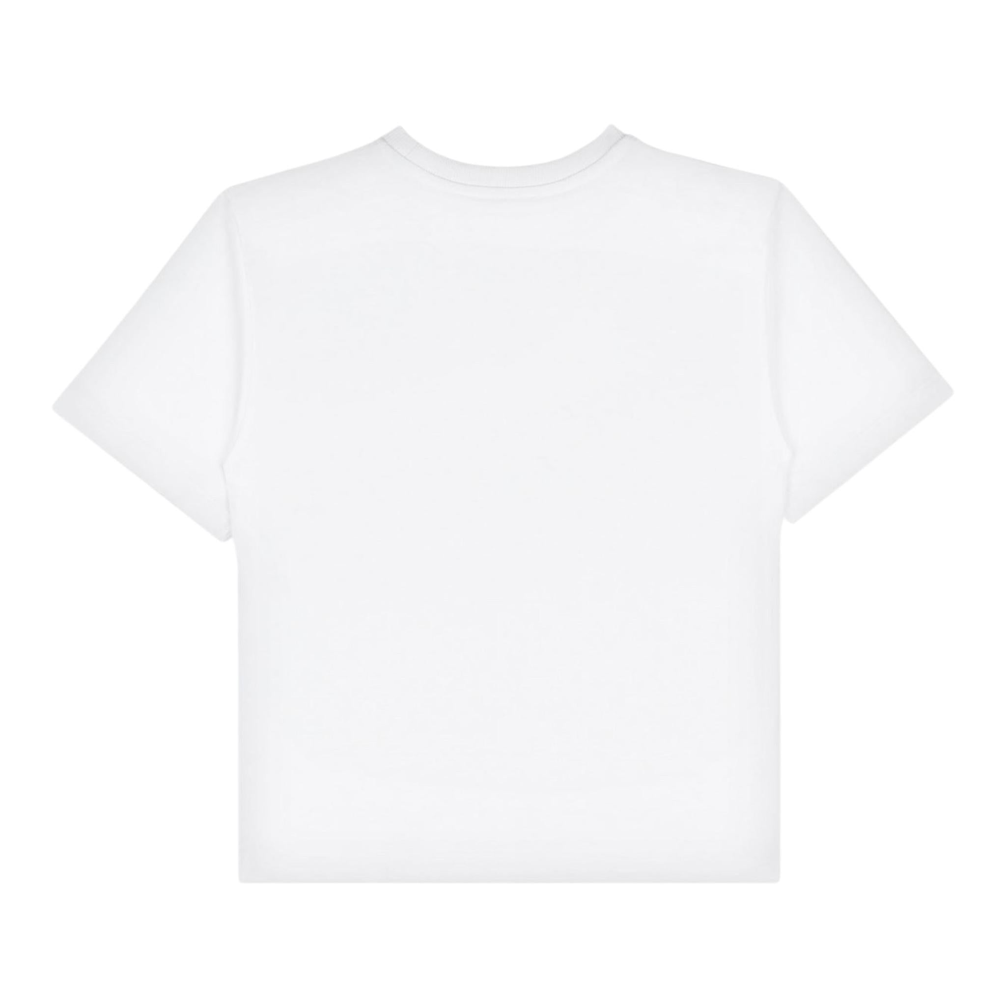 MOSCHINO t-shirt girocollo tinta unita con stampa Bianco per Bambino HAM06HX BIANCO MOSCHINO 