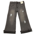 EMC jeans tinta unita modello palazzo Nero per Bambina BZ7103 NERO EMC 