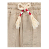 Saint Barth Pantalone Tinta Unita con Elastico In Vita per Neonato CALAIS BEIGE SAINT BARTH 