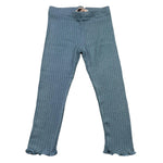 PLEASE leggins tinta unita Azzurro per Bambina FL05072G65 AZZURRO PLEASE 