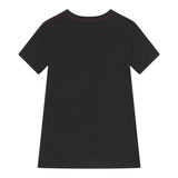 Guess T-Shirt Girocollo Tinta Unita con Stampa per Bambino N73I55K5M20 NERO GUESS 