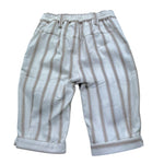 Manuel & Frank Pantalone Tinta Unita con Fantasia A Righe per Neonato MF1633IN PANNA MANUEL & FRANK 