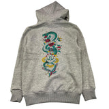 JOHN RICHMOND felpa chiusa con cappuccio tinta unita Grigio per Bambino RBA2519FE GRIGIO JOHN RICHMOND 