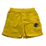 C.P. Company Costume Modello Boxer Tinta Unita con Logo per Bambino CUL002L3C00 GIALLO C.P. COMPANY 