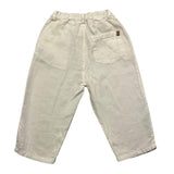 Wedoble Pantalone Tinta Unita Con Elastico In Vita Panna Per Neonato