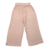 Liu Jo Pantalone Modello Palazzo Tinta Unita Ocn Elastico In Vita Rosa Per Bambina