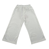 Please Pantalone Tinta Unita con Elastico In Vita per Bambina PE51172G73J PANNA PLEASE 