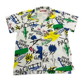 Cesare Paciotti Camicia Mezza Manica Tinta Unita Stampe per Neonato CMP5101B BIANCO CESARE PACIOTTI 
