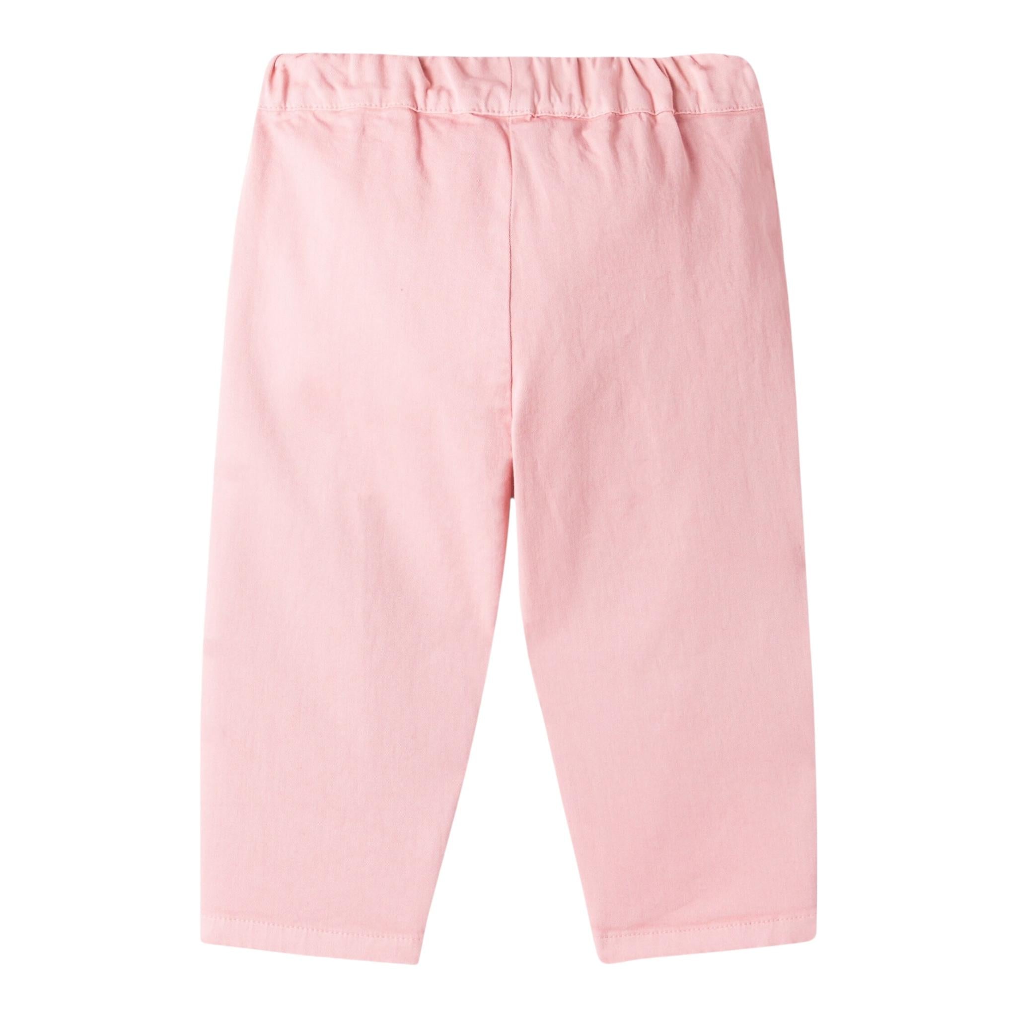 Il Gufo Pantalone Tinta Unita con Elastico In Vita per Neonata P25PL376C6074 ROSA IL GUFO 