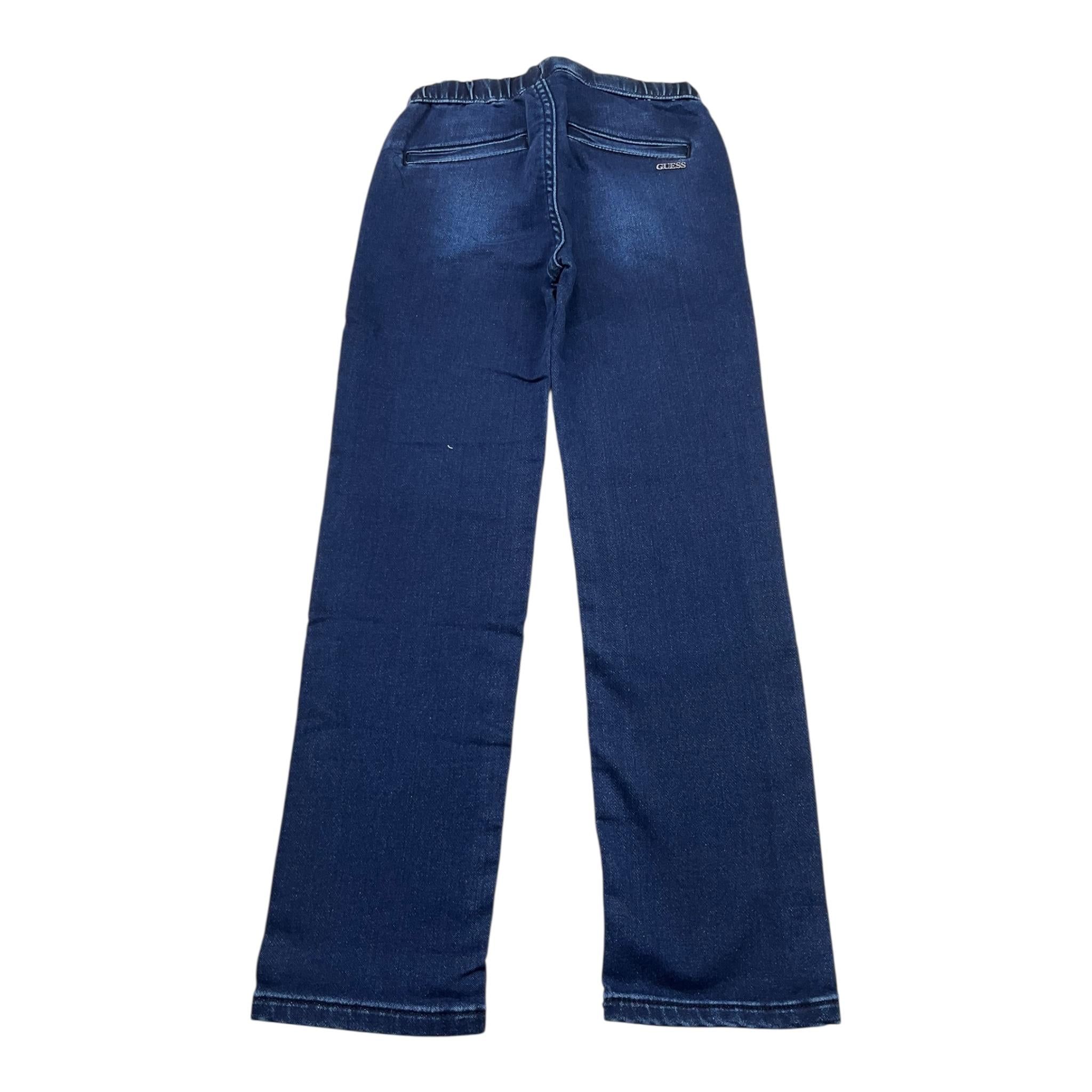 Guess Jeans Tinta Unita con Elastico In Vita per Bambino N5RA05D5FQ0 BLU GUESS 