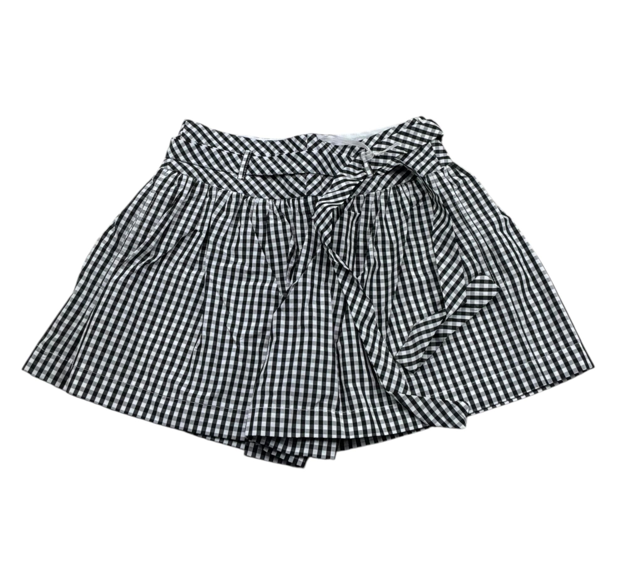 Monnalisa Short Fantasia Quadretti Bicolore per Bambina 177404 BIANCO/NERO MONNALISA 