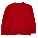 Sun68 Maglia Girocollo Tinta Unita con Logo per Neonato K33301N ROSSO SUN68 