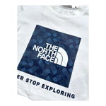 The North Face T-Shirt Girocollo Tinta Unita con Stampa per Neonato NF0877JFN4 BIANCO THE NORTH FACE 
