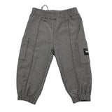 DANIELE ALESSANDRINI pantalone tinta unita con elastico in vita Nero per Neonato 1291P00077 NERO DANIELE ALESSANDRINI 