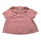 Il Gufo Camicia Mezza Manica Tinta Unita per Bambina P25CC107R0004 ROSA IL GUFO 